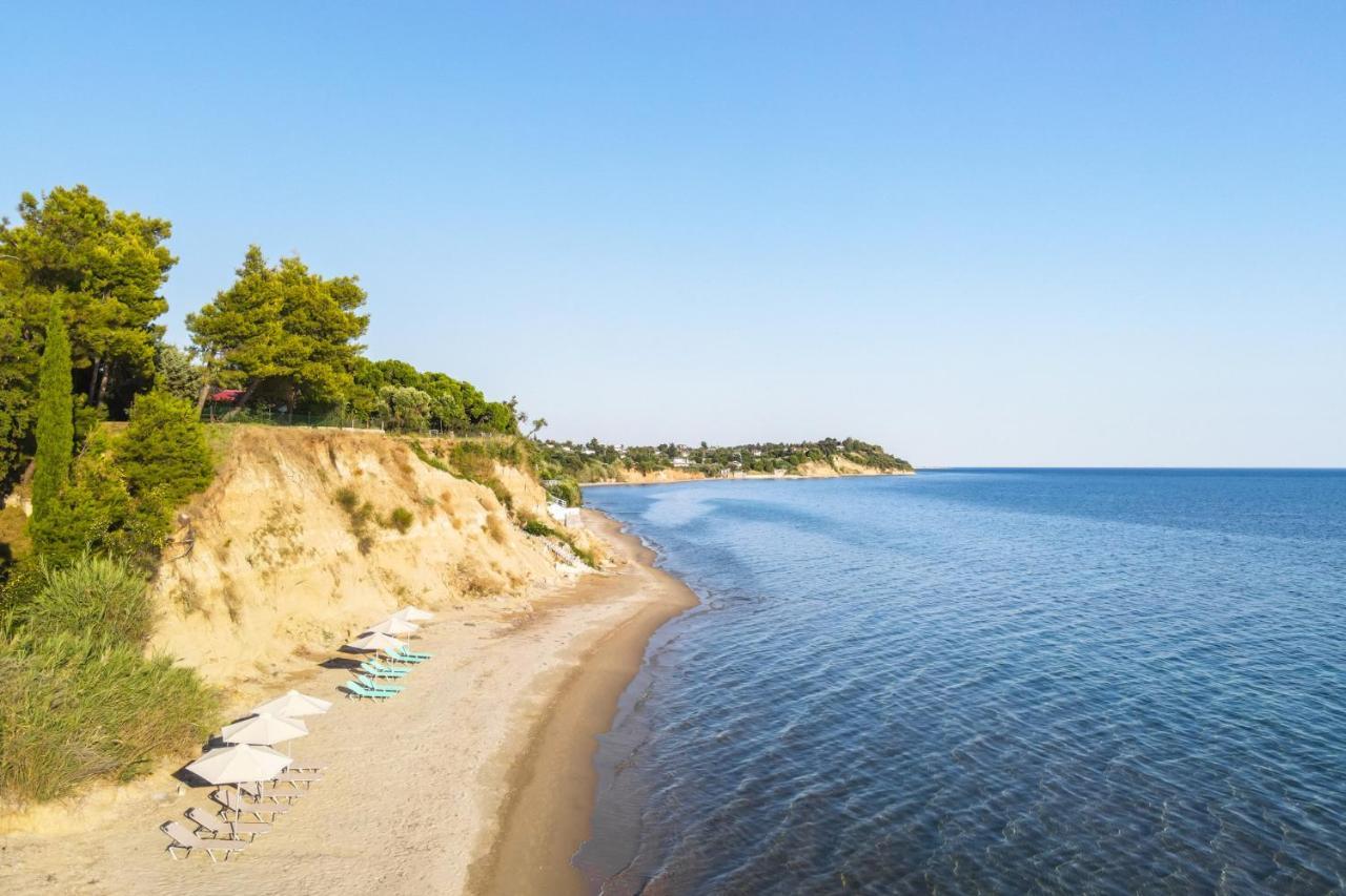 Luna Villa Private Beach Nea Iraklia Luaran gambar