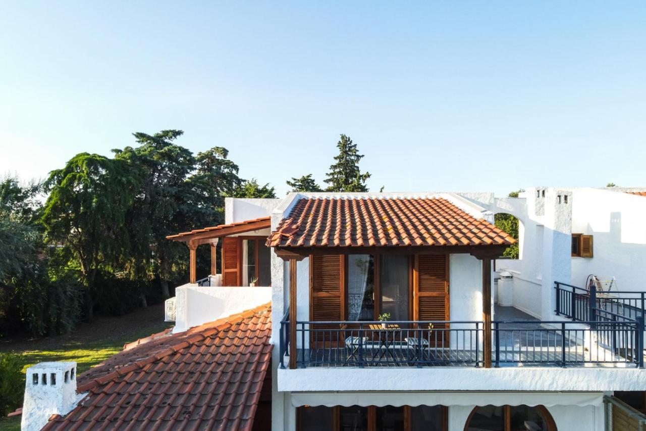 Luna Villa Private Beach Nea Iraklia Luaran gambar